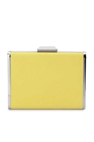Hazel Saffiano Clutch - Citrus