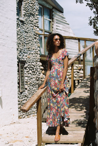 Auguste the Label Magnolia Bella Maxi Dress Purple ZipPay AfterPay 