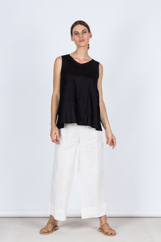 Paris Linen Pant - White