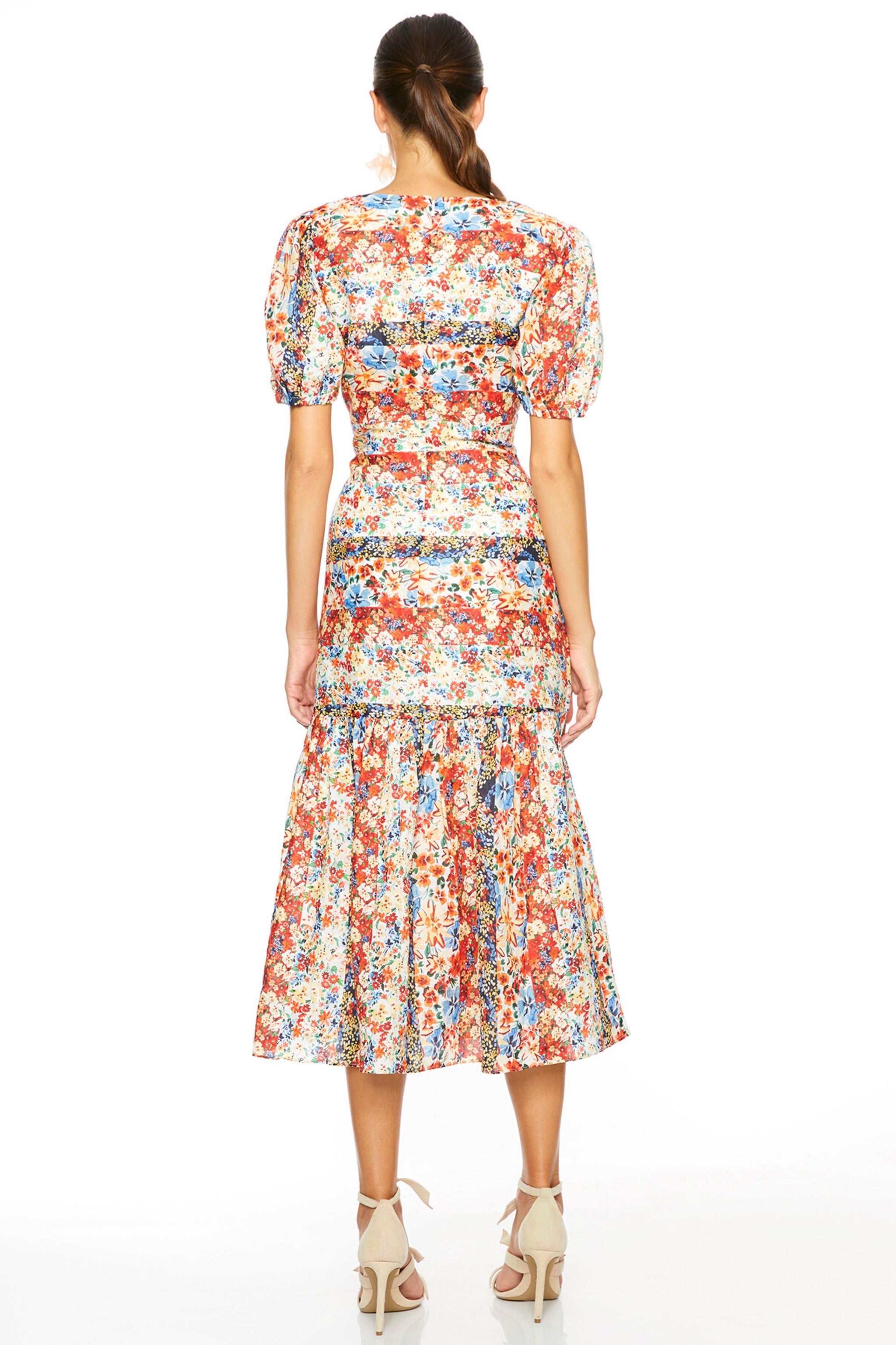 TALULAH LA MAISON Carnevale Midi Dress Smoke Mirrors Boutique